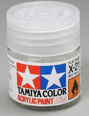 Tamiya X-21 Flat Base - 10ml - Click Image to Close