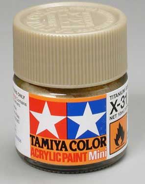 Tamiya X-31 Titanium Gold - 10ml - Click Image to Close