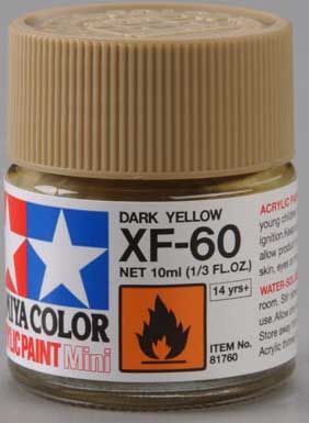 Tamiya XF-60 Dark Yellow - 10ml