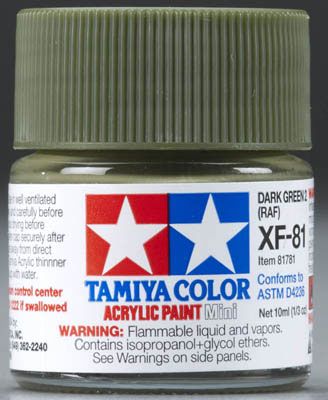 Tamiya XF-81 Dark Green 2 (RAF) - 10ml - Click Image to Close