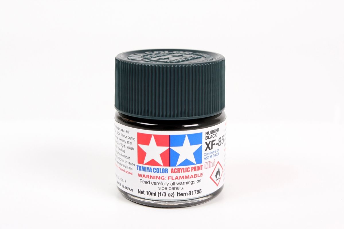 Tamiya XF-85 Rubber Black - 10ml