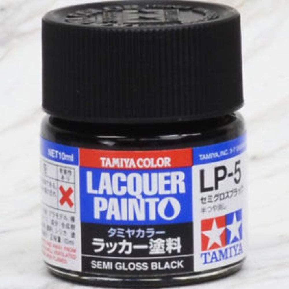 Tamiya LP-5 Semi gloss black - Click Image to Close