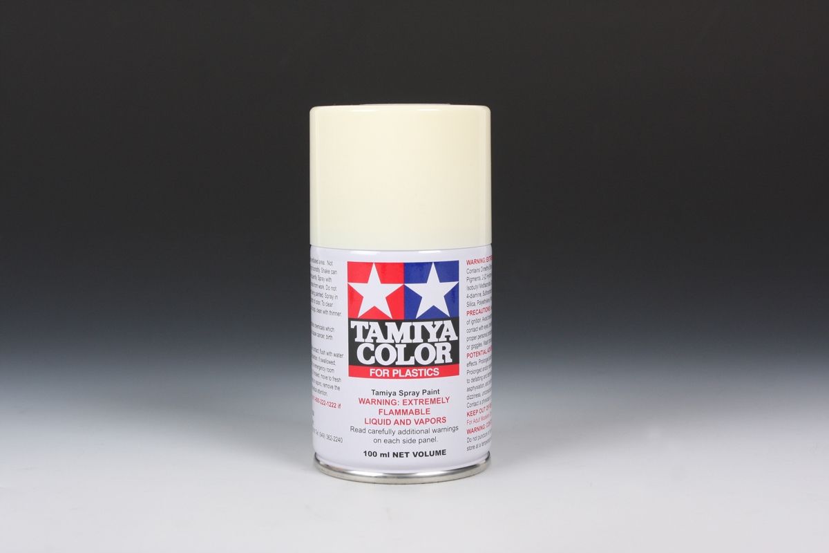 Tamiya TS-7 Racing White 100ml Spray Can - Click Image to Close