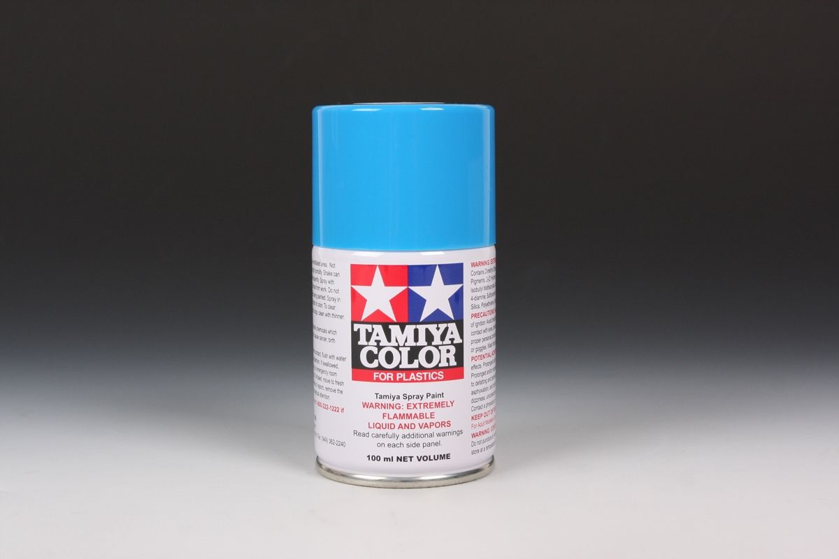 Tamiya TS-10 French Blue 100ml Spray Can - Click Image to Close