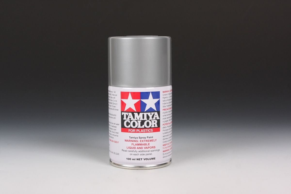 Tamiya TS-17 Aluminum Silver 100ml Spray Can - Click Image to Close