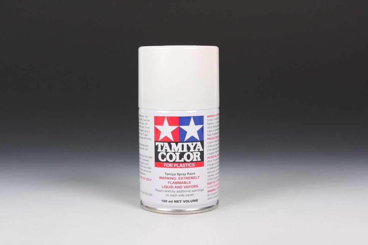 Tamiya TS-45 Pearl White 100ml Spray Can - Click Image to Close