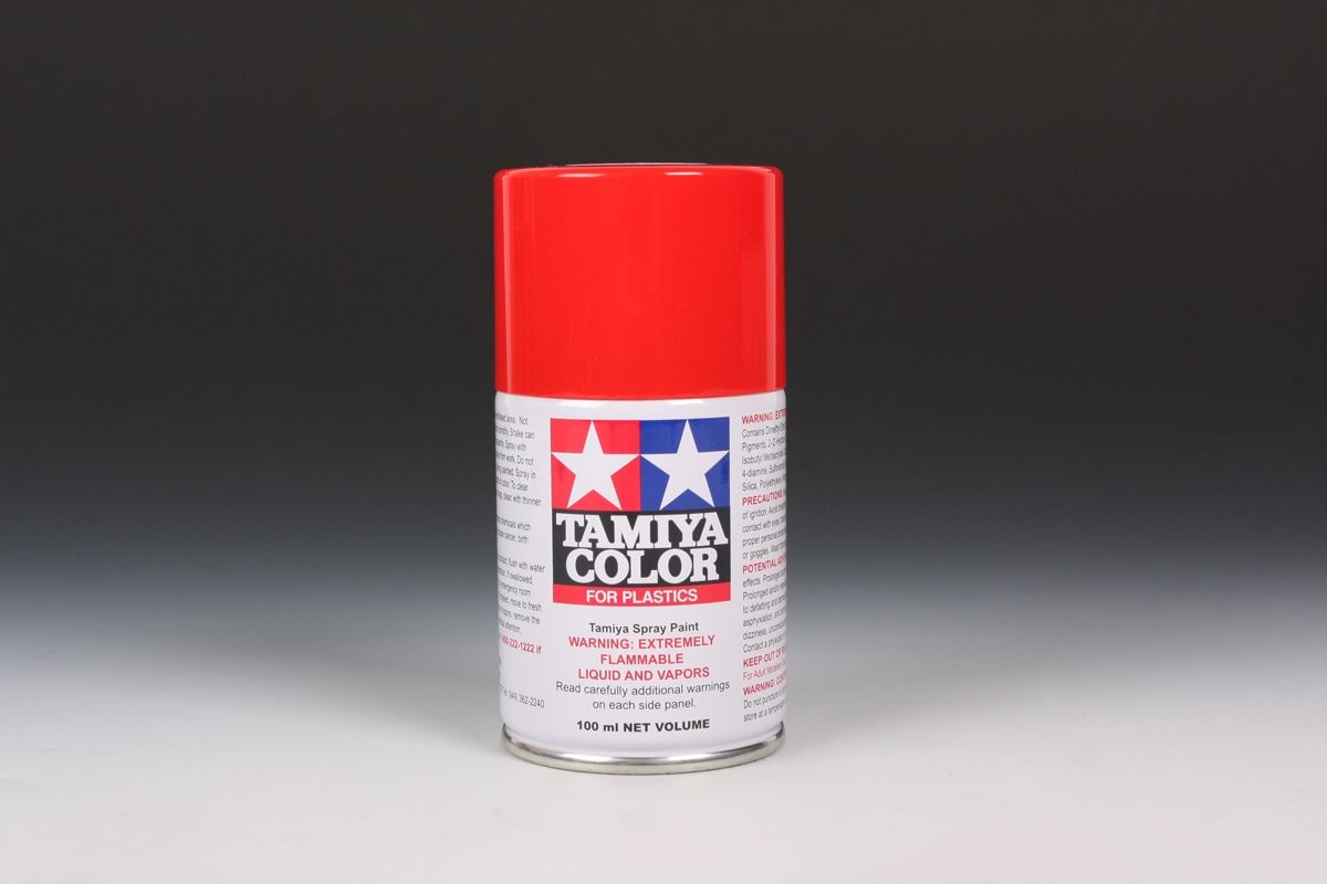 Tamiya TS-49 Bright Red 100ml Spray Can - Click Image to Close