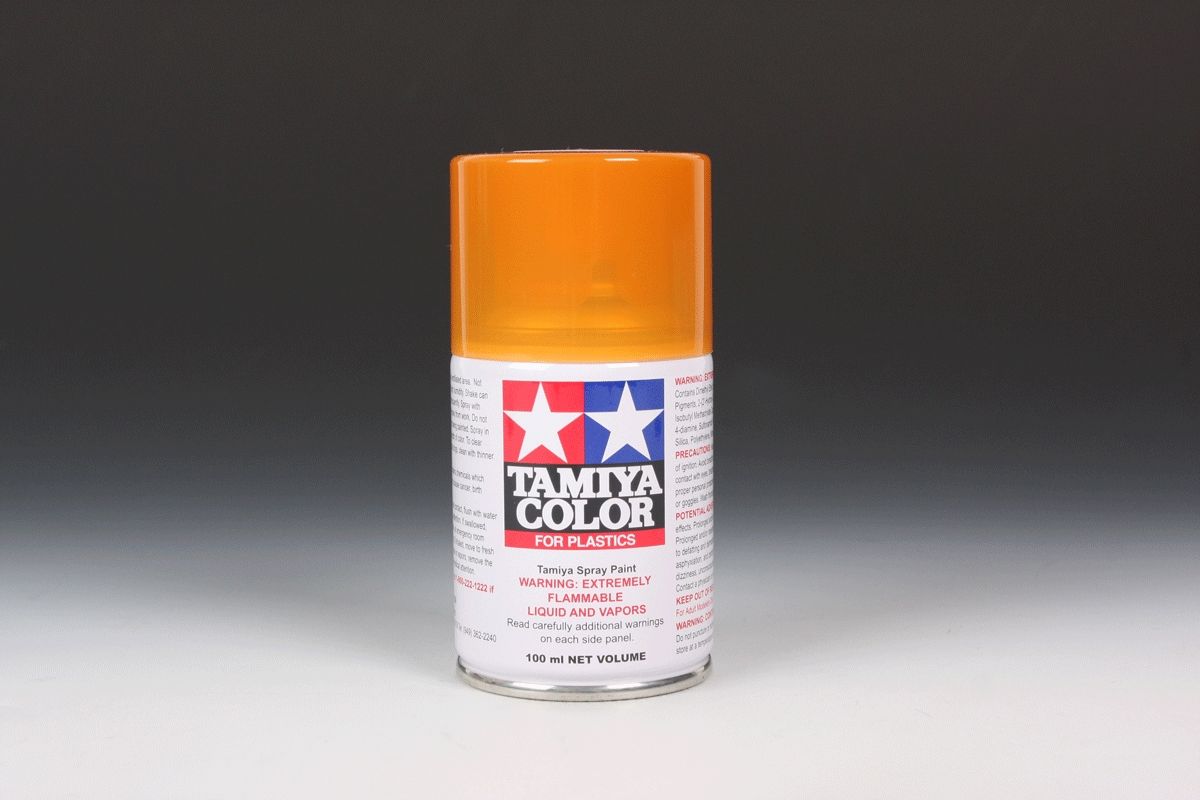 Tamiya TS-73 Clear Orange 100ml Spray Can - Click Image to Close