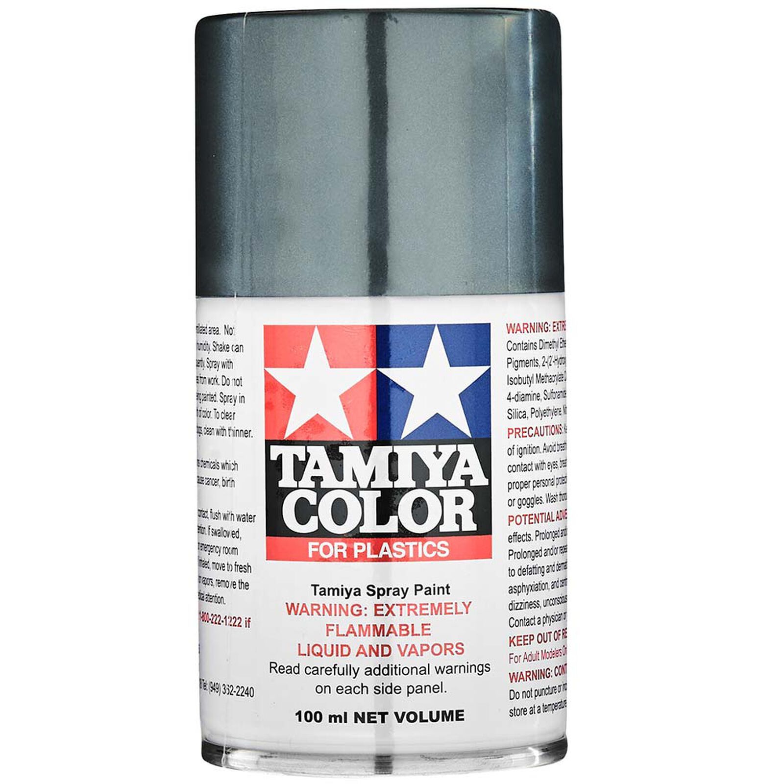 Tamiya TS-100 Bright Gun Metal 100ml Spray Can