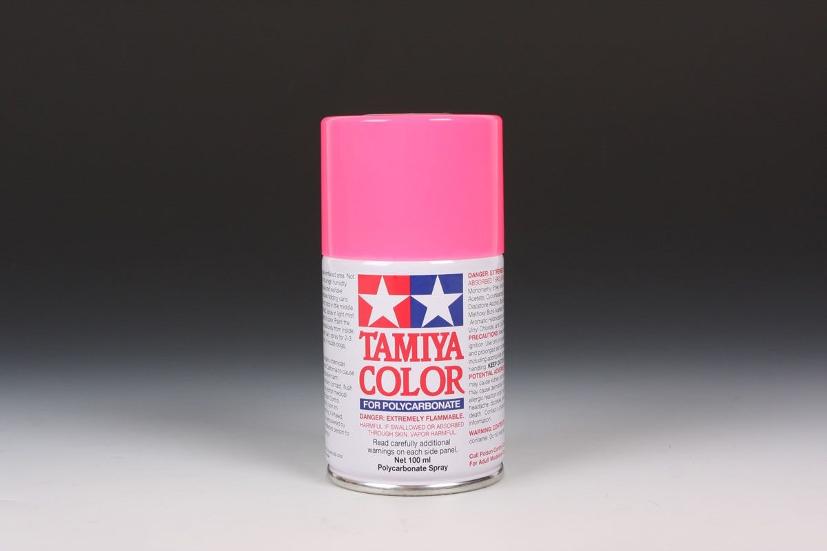 Tamiya PS-29 Fluorescent Pink 100ml Spray Can - Click Image to Close