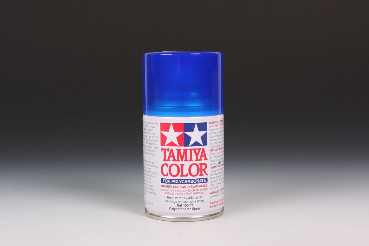 Tamiya PS-38 Translucent Blue 100ml Spray Can - Click Image to Close