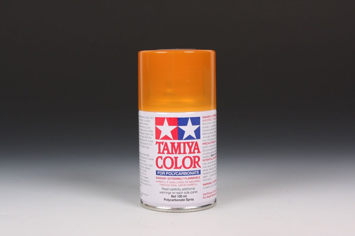 Tamiya PS-43 Translucent Orange 100ml Spray Can - Click Image to Close