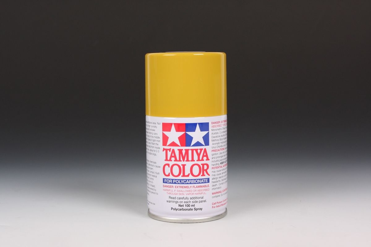 Tamiya PS-56 Mustard Yellow 100ml Spray Can - Click Image to Close