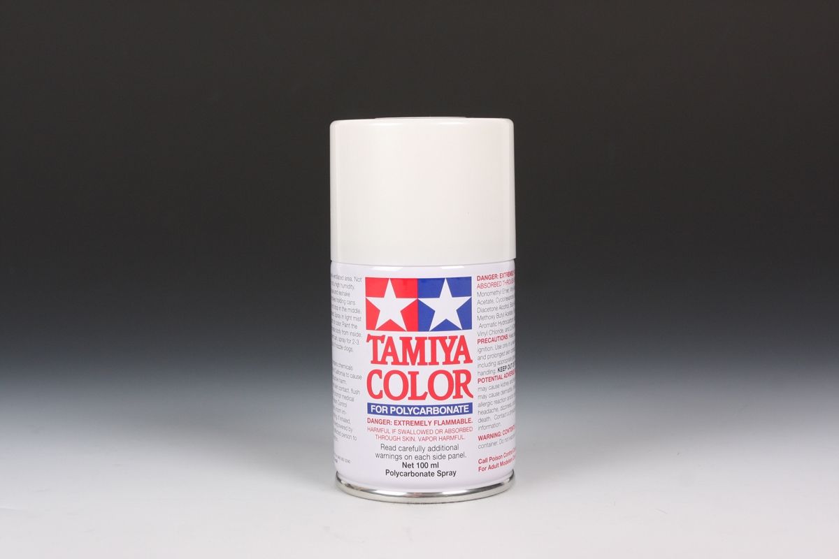 Tamiya PS-57 Pearl White 100ml Spray Can - Click Image to Close