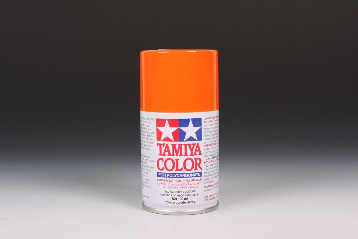 Tamiya PS-62 Pure Orange 100ml Spray Can - Click Image to Close