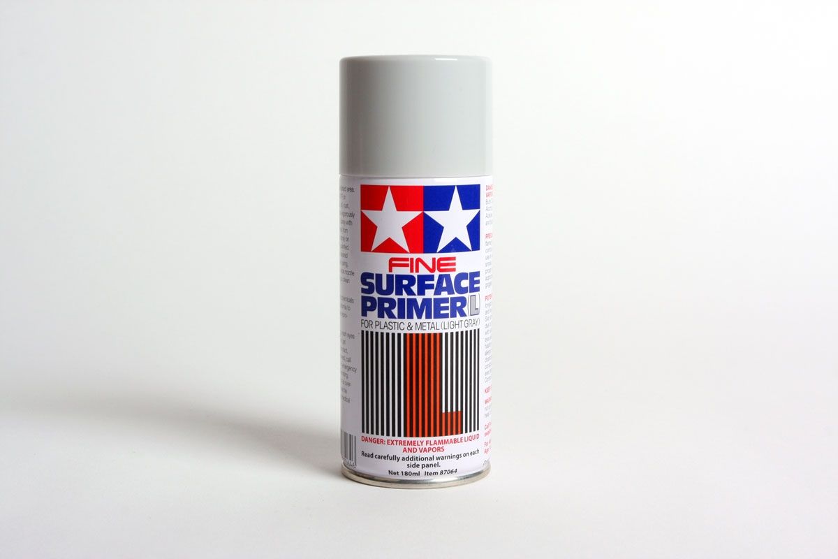 Taimya Fine Surface Primer - Light Gray - 180ml Spray Can
