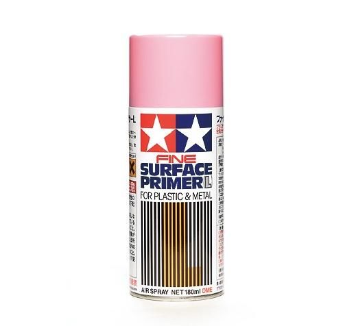 Tamiya Fine Surface Primer - Pink - (red paint undercoat) 180ml