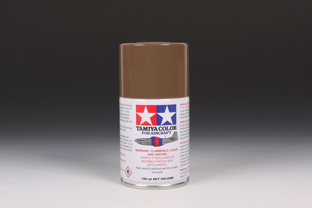 Tamiya Dark Earth 100ml Spray Can (RAF) - Click Image to Close