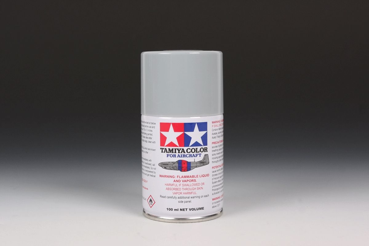 Tamiya Light Ghost Grey 100ml Spray Can - Click Image to Close