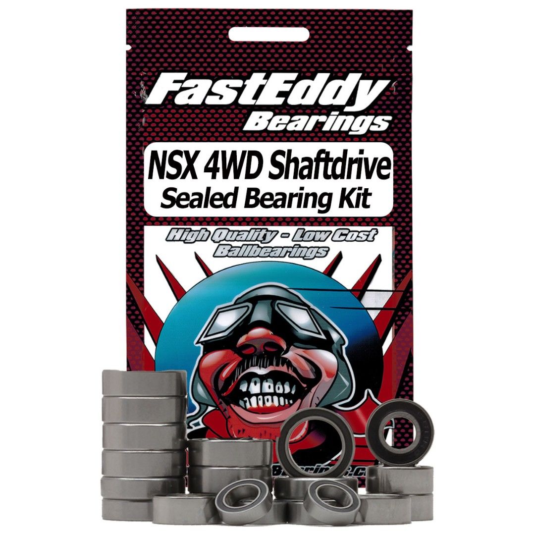 Fast Eddy Tamiya NSX 4WD Shaftdrive (TT-02) Sealed Bearing Kit