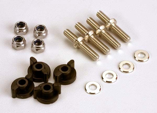 Anchoring Pins With Locknuts (4)/ Plastic Thumbscrews For Upper