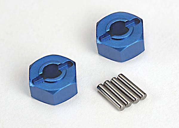 Traxxas 12mm Hex Aluminum Wheel Hub (Blue)