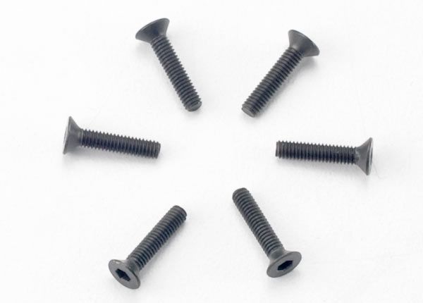 Traxxas 2.5X12mm Flat Head Screws (6) - Click Image to Close