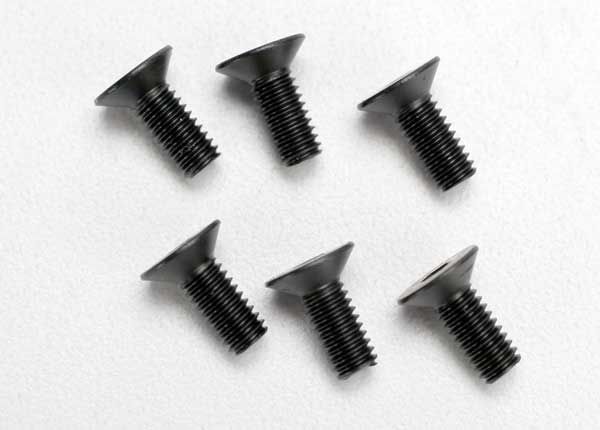 Traxxas 4x10mm Flat Head Screws (6)