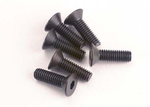 Traxxas 3X10mm Flat Head Screws (6) - Click Image to Close