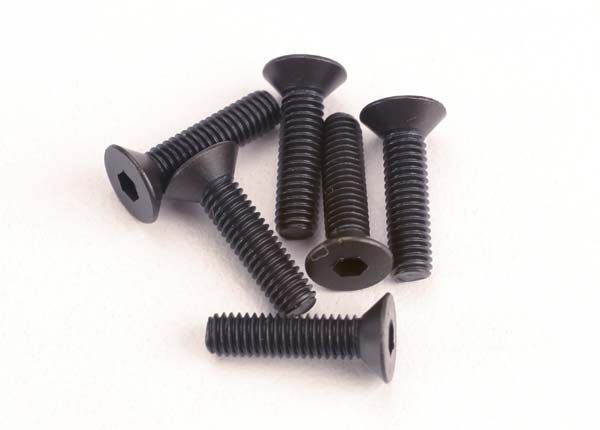 Traxxas 3X12mm Flat Head Screws (6) - Click Image to Close