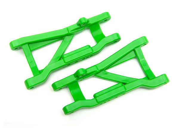 Traxxas Suspension Arms, Rear (green) (heavy duty, cold weather