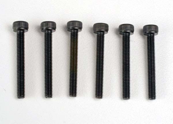 Traxxas 3x23mm Cap Head Hex Screw (6) - Click Image to Close