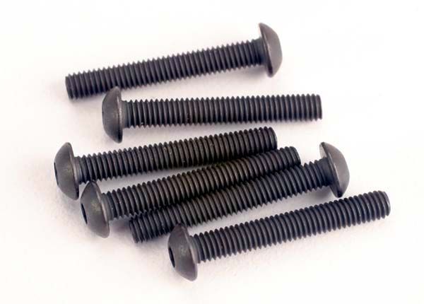 Traxxas 3X20mm Button Head Screws (Hex Drive) (6)