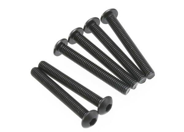 Traxxas 3x23mm Button Head Screws (6) - Click Image to Close