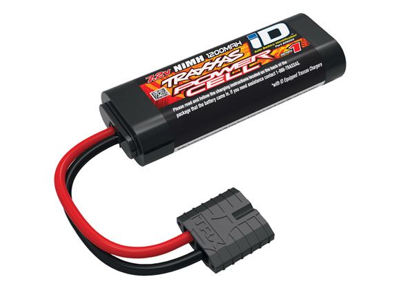 Traxxas Series 1 1200mAh 7.2V NiMH 1/16 Battery iD Plug 95x18x35