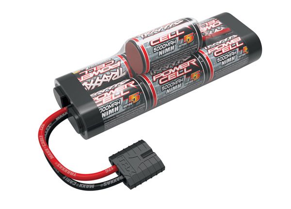 Traxxas Series 5 Power Cell 5000mAh 8.4V NiMH iD Plug Hump - Click Image to Close