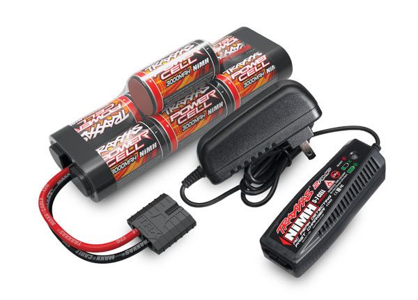 Traxxas 3000 mAh NiMH Battery/ AC Charger Completer Pack