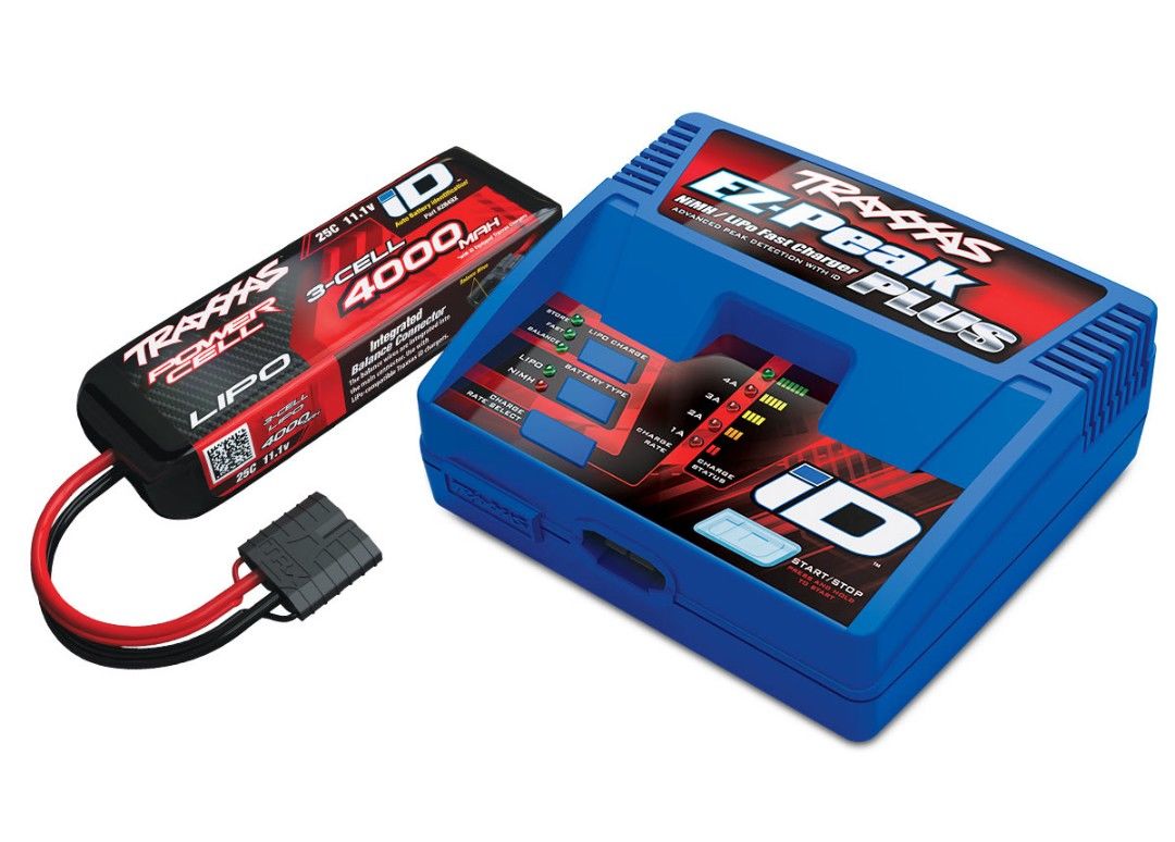 Traxxas EZ-Peak 3S Completer Pack with a 4000mAh LiPo