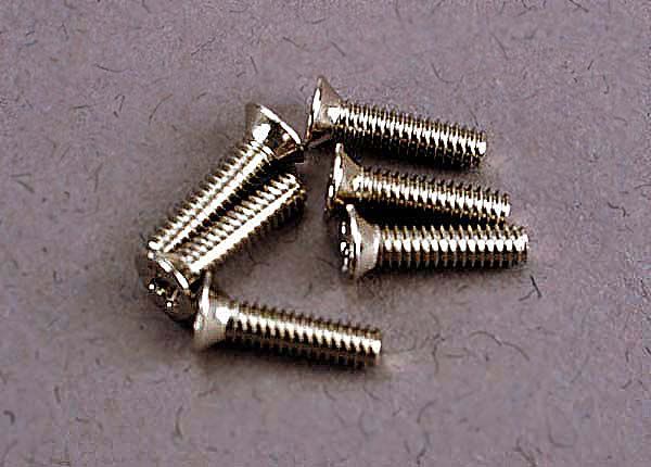 Traxxas Screws, 2x8mm Countersunk Machine (6)