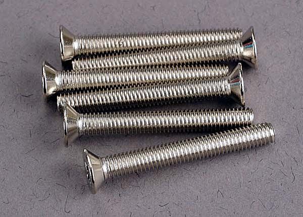 Traxxas Screws, 3x24mm Countersunk Machine (6) - Click Image to Close