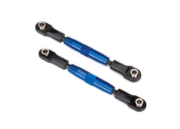 Traxxas Camber links, rear (TUBES blue-anodized, 7075-T6 aluminu - Click Image to Close