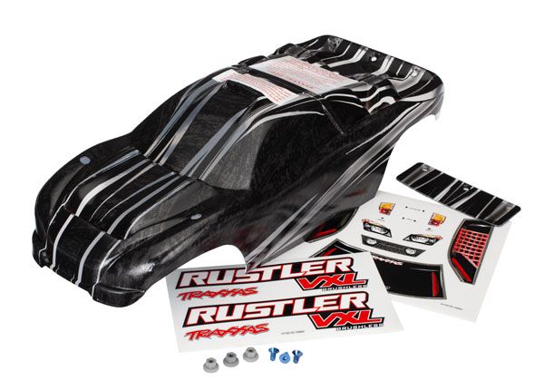 Traxxas Body, Rustler VXL, ProGraphix - Click Image to Close