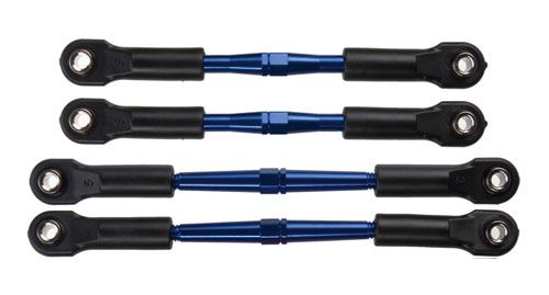 Traxxas Aluminum Turnbuckle Camber Link Set (Blue) (4)