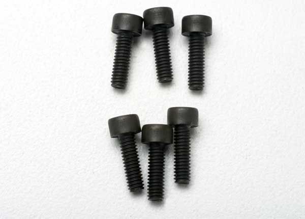 Traxxas 2.5x8mm Cap-Head Machine Screws (6) - Click Image to Close