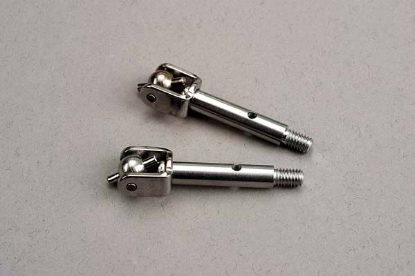 Traxxas Stub Axles, Rear (2) (Assembled With U-Joints) - Click Image to Close