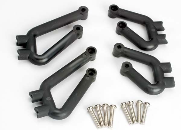 Traxxas Front & Rear Bumper Mount Set (EMX,TMX,2.5,3.3) - Click Image to Close