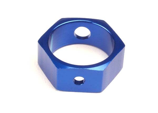 Traxxas Brake Adapter, Hex Aluminum (Blue) (Use With Hd Shafts) - Click Image to Close