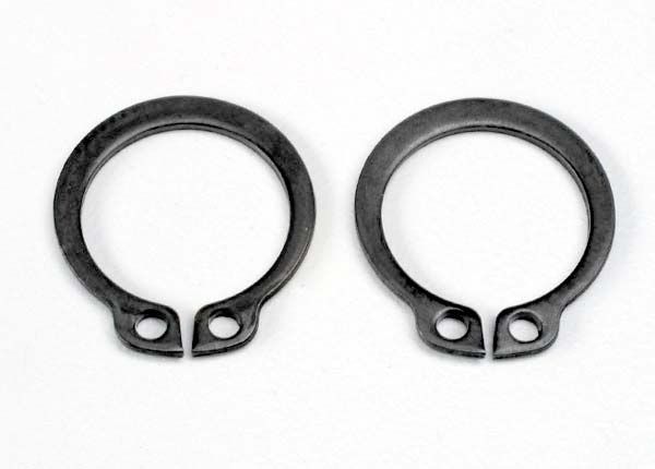 Traxxas Rings, retainer (snap rings) (14mm) (2)