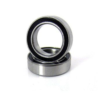 Traxxas Ball Bearings, Black Rubber Sealed (10x15x4mm) (2)