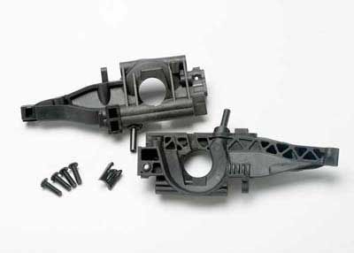 Traxxas Revo Bulkhead, Rear (L&R halves)/ Diff Retainer, Rear